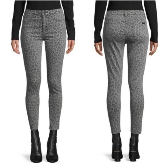 Joe’s High Rise Skinny Ankle Jeans Leopard print - Picture 3 of 8